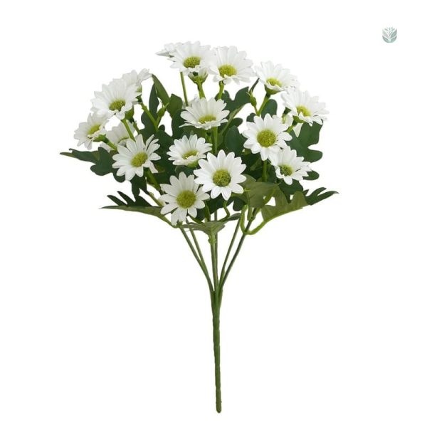 Arrangement floral de marguerites en tissu
