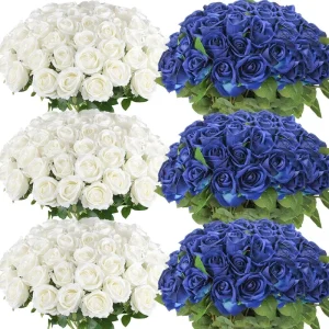 Roses artificielles élégantes pour décoration intérieure