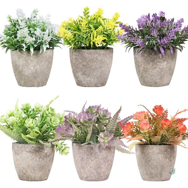 Fleurs miniatures pour embellissement de pièces