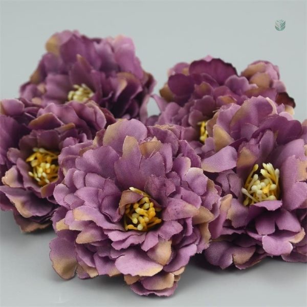 Fleurs artificielles mini œillets en couleur pastel