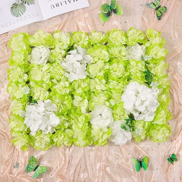 Mur de fleurs tendance