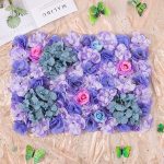 Fleurs synthétiques pour murs