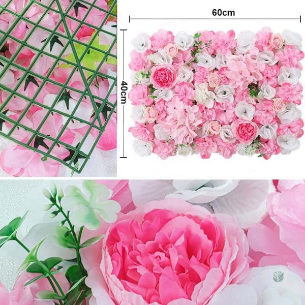 Mur de fleurs pour entreprise