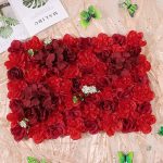 Fleurs artificielles murales