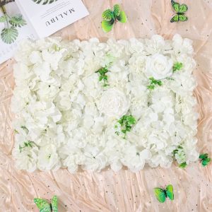 Panneau de fleurs synthétiques