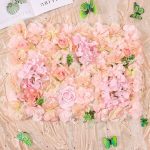 Éléments floraux en tissu