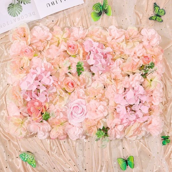 Éléments floraux en tissu