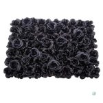 Mur de Fleurs Artificielles Noires