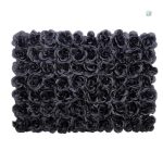 Murs de fleurs noires élégants et polyvalents