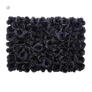 Fleurs artificielles noires pour décoration intérieure