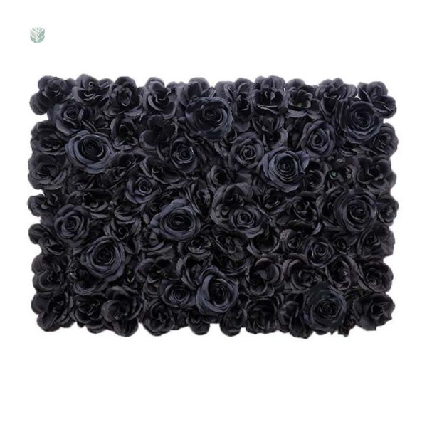 Fleurs artificielles noires pour décoration intérieure