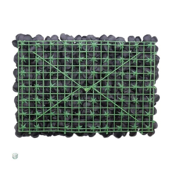 Murs de fleurs noires pour ambiance chic