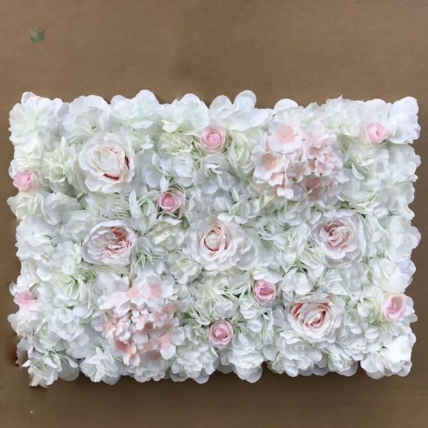Élégant mur floral blanc pour décorations variées