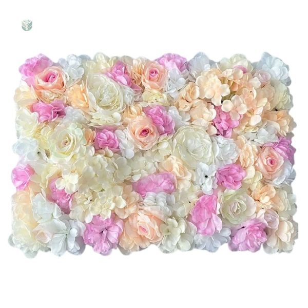 Mur de fleurs pour une touche élégante et colorée