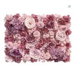 Mur de fleurs artificielles pour un intérieur vivant