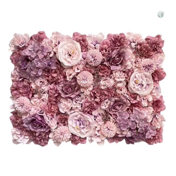 Mur de fleurs artificielles pour un intérieur vivant