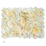 Décoration murale florale en matériaux synthétiques