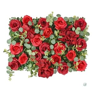 Mur floral coloré pour embellir votre réception de mariage