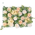 Mur de fleurs pour photo de mariage mémorable