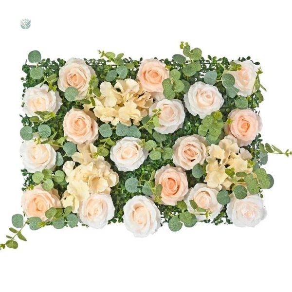 Mur de fleurs pour photo de mariage mémorable