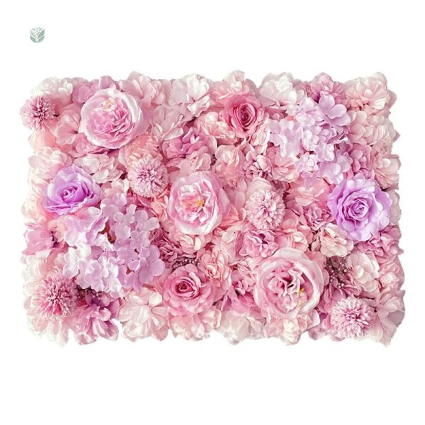 Fleurs Roses artificielles pour un mur vivant