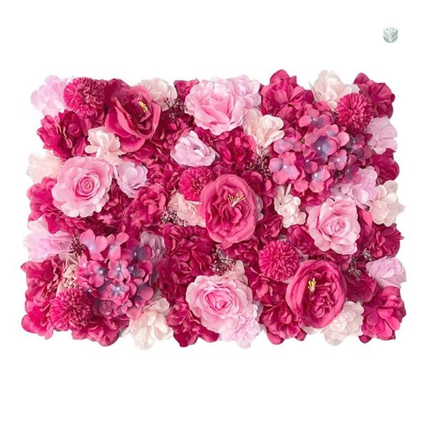 Mur de Fleurs Rose, accessoire de décoration tendance
