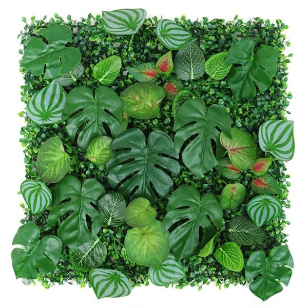 Mur de Plantes Vertes Artificielles