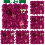 Murs floraux artificiels pour une ambiance chaleureuse