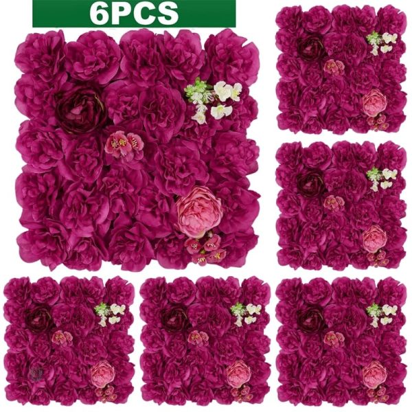 Murs floraux artificiels pour une ambiance chaleureuse