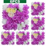 Fleurs artificielles pour murs, parfaits pour les mariages