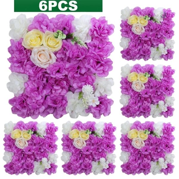 Fleurs artificielles pour murs, parfaits pour les mariages