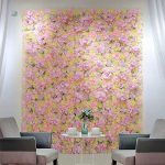 Murs de fleurs artificielles pour décorations de mariage - vue 7