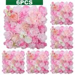 Fleurs artificielles murales pour décoration d'intérieur