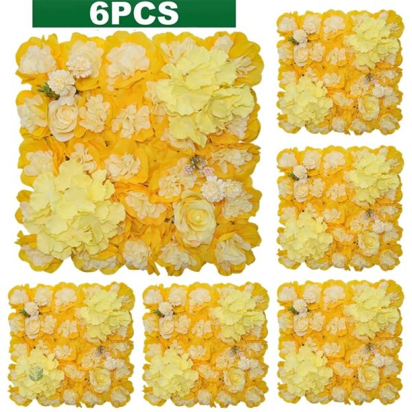 Murs floraux artificiels pour embellir les mariages