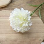 Œillet en fleur artificielle, style moderne et élégant