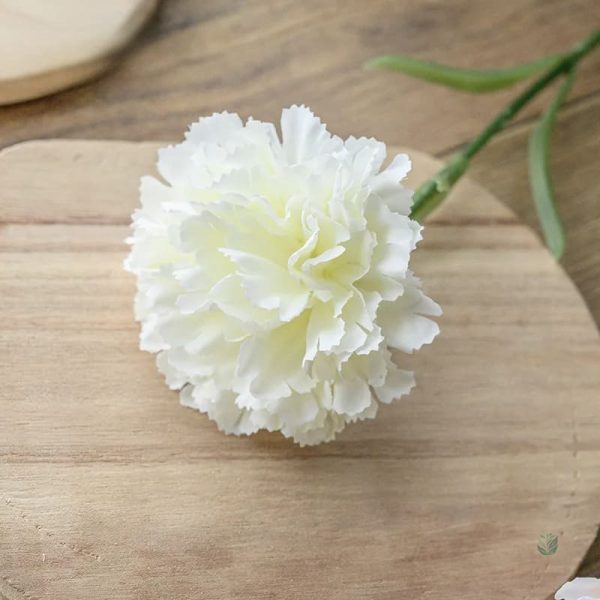 Œillet en fleur artificielle, style moderne et élégant