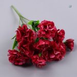 Fleurs en plastique œillets pour intérieur chic
