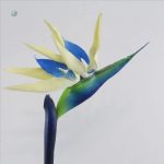 Accessoire déco : Oiseau de Paradis en plastique