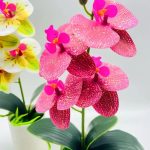 Plante d'orchidée synthétique au design réaliste