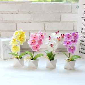 Orchidée Phalaenopsis artificielle en fleur