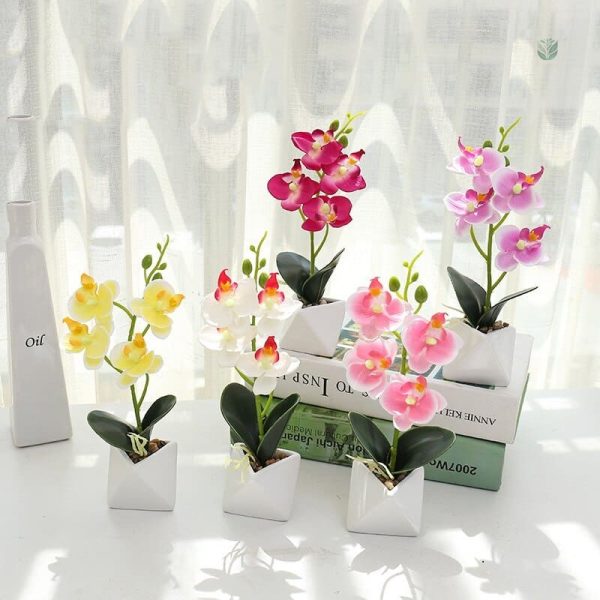 Orchidée artificielle Phalaenopsis pour un effet naturel