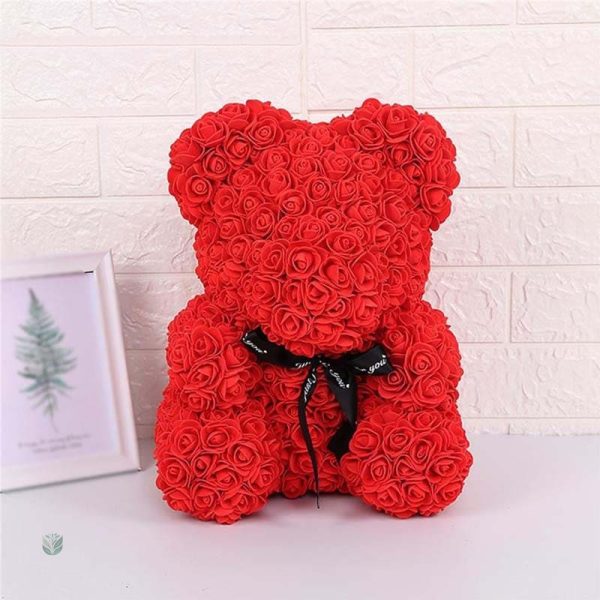 Ours rose, un cadeau romantique en rose éternelle
