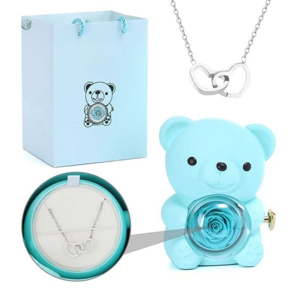 Ours en rose, cadeau romantique