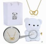Ours rose avec collier pour toute occasion