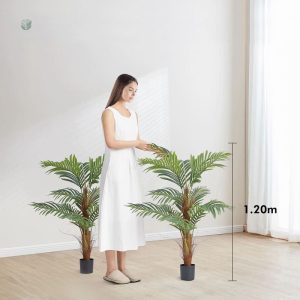 Grande plante artificielle de type palmier pour salon