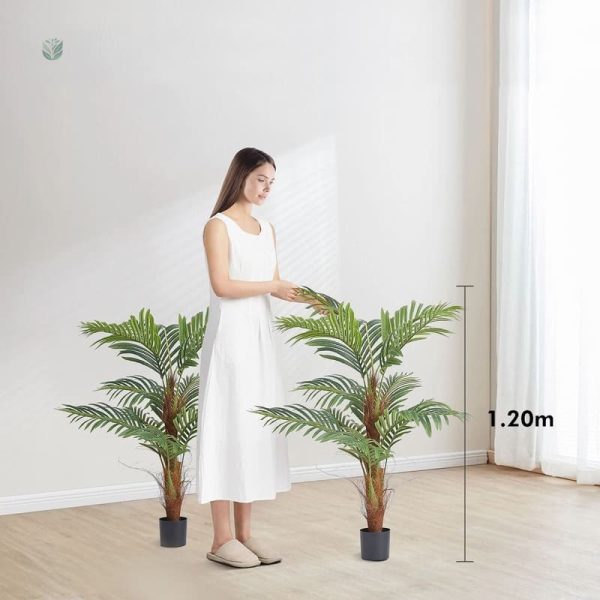 Grande plante artificielle de type palmier pour salon