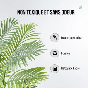 Faux palmier verdoyant pour embellir votre espace