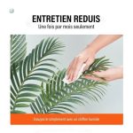 Palmier artificiel réaliste, touche exotique à votre décor