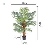 Grande plante artificielle en pot, style moderne et naturel