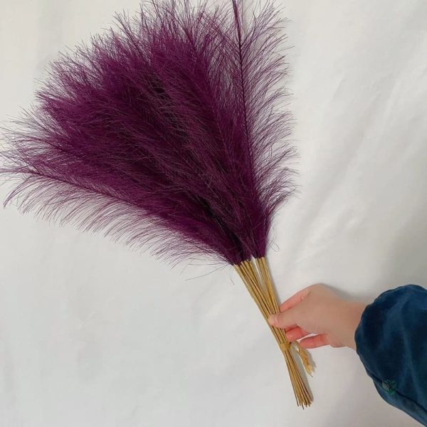 Vase avec Pampa Artificielle pour décoration élégante